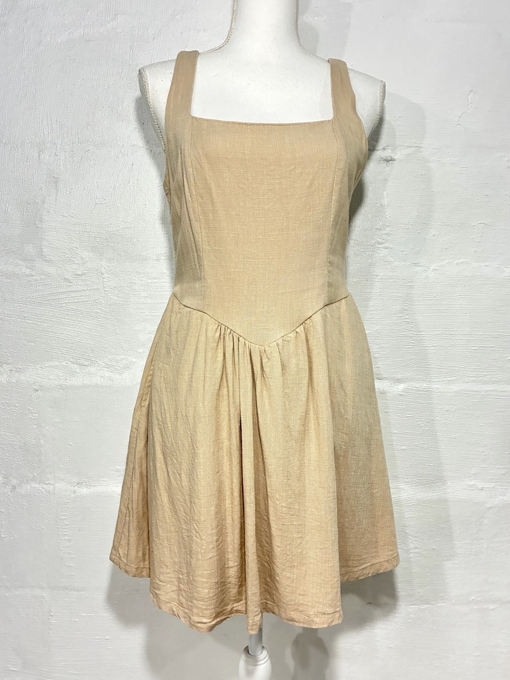 RACHEL PAIGE SQUARE NECK SHORT SUN DRESS